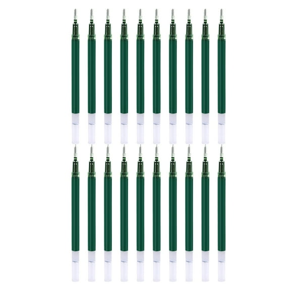 Erasable Gel Ink Refills (Fine Point Cartridges, Correction), 20 Green/Black/Purple Refills Fit Major Brands, Gel Ink For Erasable Gel Ink Pen Fine Point 0.7mm And(#A), By Meiiso