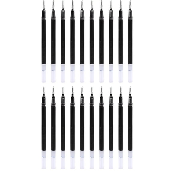 Erasable Gel Ink Refills (Fine Point Cartridges, Correction), 20 Green/Black/Purple Refills Fit Major Brands, Gel Ink For Erasable Gel Ink Pen Fine Point 0.7mm And(#F), By Meiiso