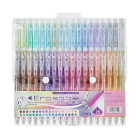 Erasable Gel Pen Quick Drying Retractable Colored 36 Pack For All Agess