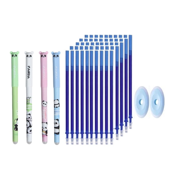 Erasable Gel Pen with Pen Refills and Erasers for Student Writing Journaling