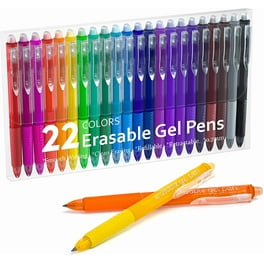 WRITECH Multicolor Gel Pens 0.5, 2 in 1 Colored Pens Fine Point,Black & Vintage Color,Assorted Ink,8-Count
