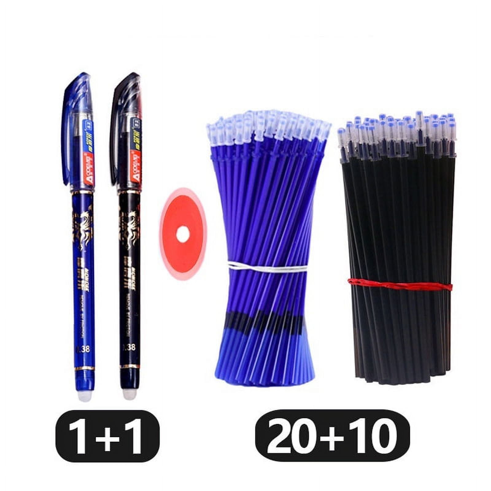 Erasable Gel Pens With 2 Pen & 32 Refill Make Mistake Disappear 0.5Mm