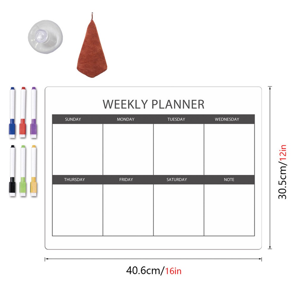 Erasable Message Board Refrigerator Pvc Whiteboard Sticker