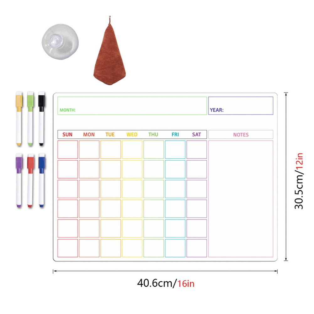 Erasable Message Board Refrigerator Pvc Whiteboard Sticker