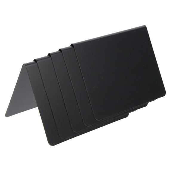 Erasable Message Board Small Blackboard Acrylic Tabletop Chalkboard Buffet Signs Rewritable 10 Pcs