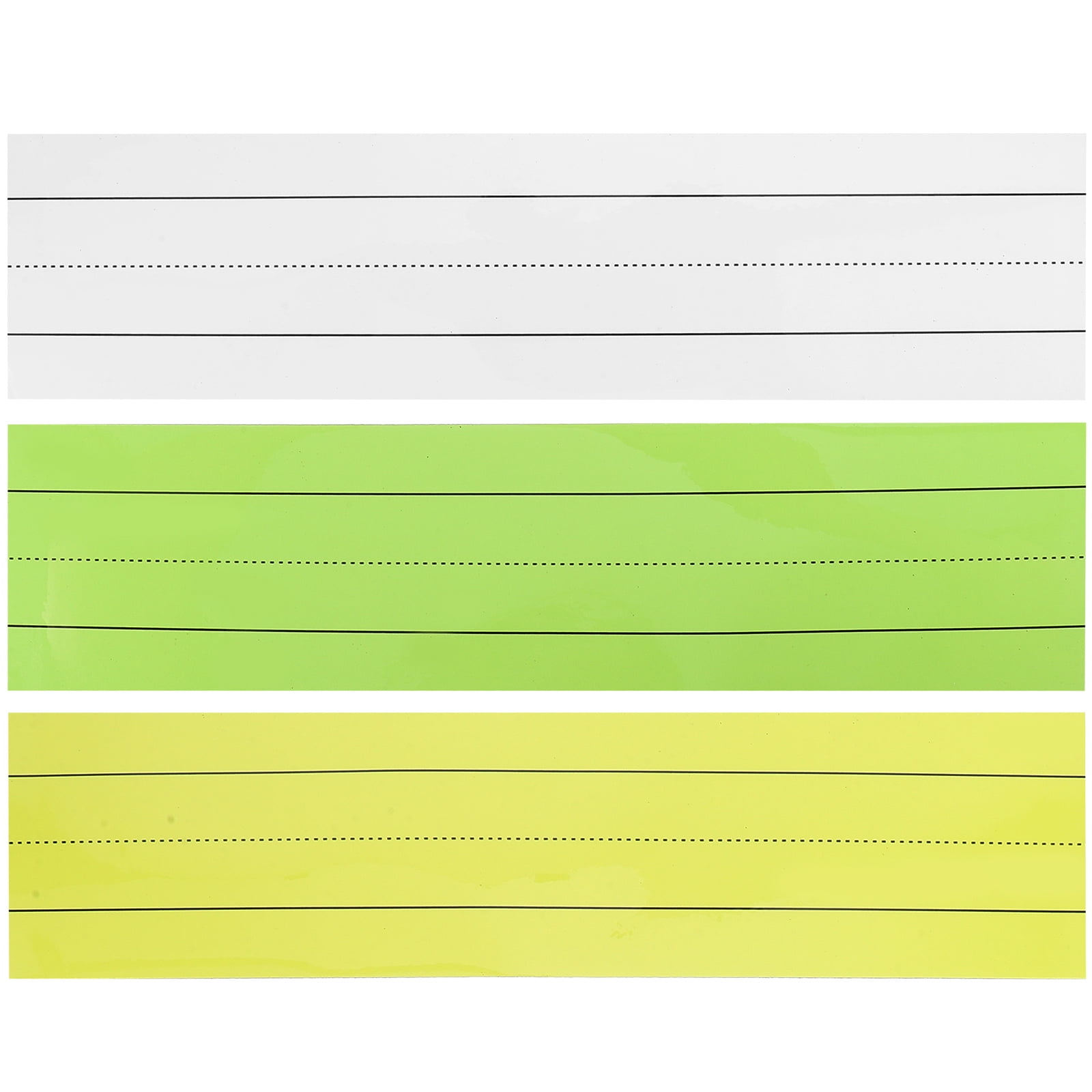 Erasable Notebook Paper Weekly Strips Dry Erase Whiteboard Lining 3 Pcs