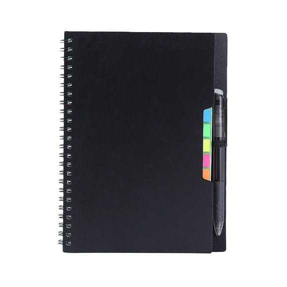 Erasable Notebook Scrubbable Notebook, Reusable Smart Notebook, Lined Pages for Office, Work and Creative Projects, Letter Size 8.5X6.1Inch(1 Pen+Cloth)