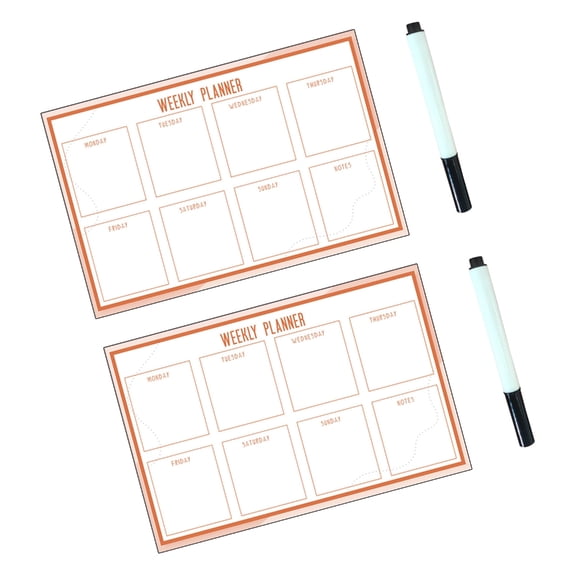 Erasable PVC Whiteboard 11.81x15.7Inch Reusable Memoboard For Plans Tasks Notes