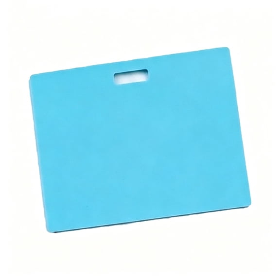 Erasable Silicone Badge Note - Reusable ID Card with Waterproof, Stain-Resistant Features, Food-Grade Material, Lightweight Design, Perfect for Work, Events, and Outdoor Operations. Blue
