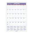 thumbnail image 1 of Erasable Wall Calendar, 12 x 17, White Sheets, 12-Month (Jan to Dec): 2024 | Bundle of 2 Each, 1 of 3