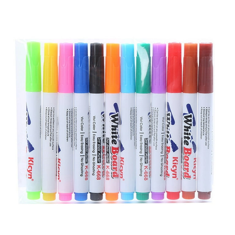 Erasable Water-Based Whiteboard Marker Pen Magical Water Painting Pen Water Doodle Pens Kids Drawing, Color