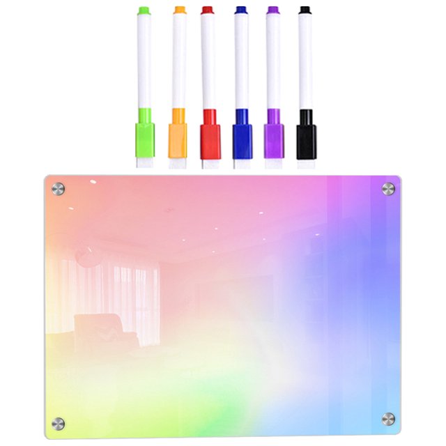 Erasable Weekly Planner Board Memo Board for Fridge Colored Dry Erase