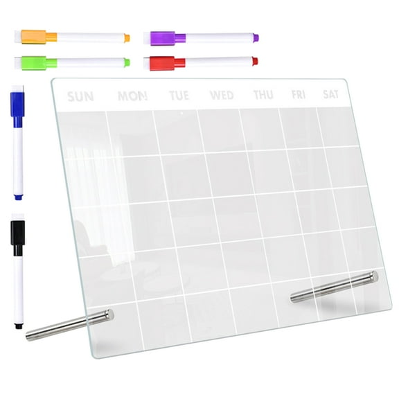 CIMAXIC Back to School writing message board Acrylic Message Writing Board Transparent Writing Office Use 1 Set