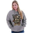 thumbnail image 1 of Erase All Fears Snake Skull Tattoo Hoodie Sweatshirt Women Men Brisco Brands S, 1 of 6