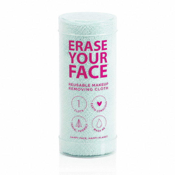 Erase Your Face Reusable Makeup Removing Cloth, Blue