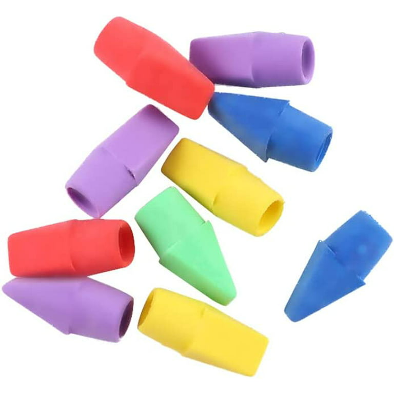 Eraser Caps Pencil Eraser Toppers Assorted Colors for Kids Classroom  Painting Pencil Erasers School Supplies(50pcs)