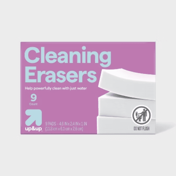 Eraser Pads Sponges - 9ct : Foam, Multipurpose, Multi-Surface