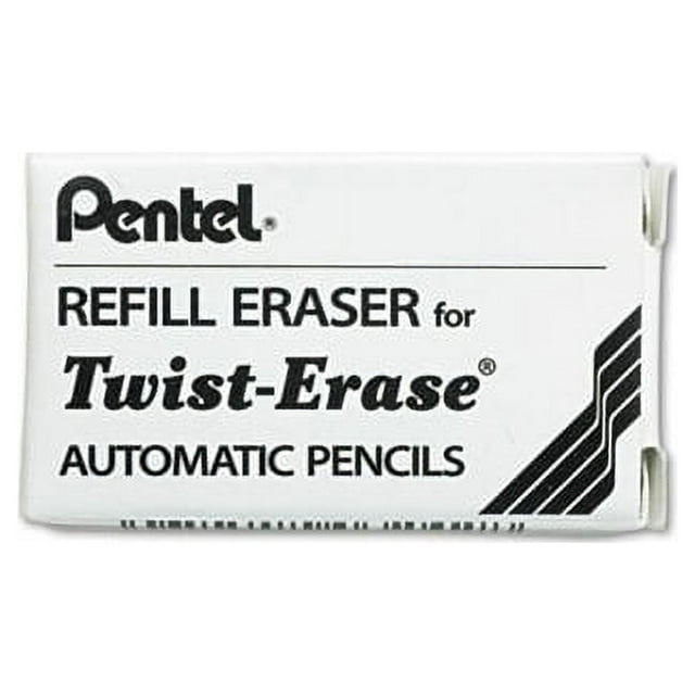 Eraser Refill for Pentel TwistErase Mechanical Pencils 3/Tube