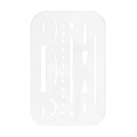 Erasing Shield Craft Stencils Drafting Tool Easy to Use Drawing Template Shield for Artist