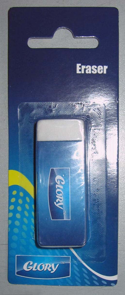 Eraser, carded, CASE PACK of 50