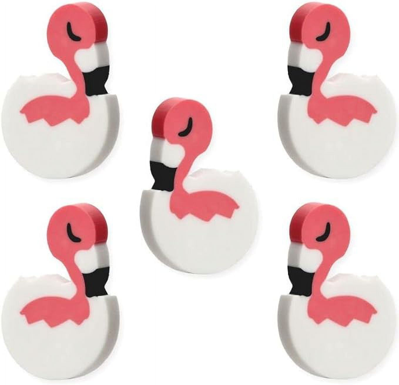 Erasers for Kids Pencil Eraser Animals Flamingo Erasers 30 Pcs Mini Erasers Kids Cute