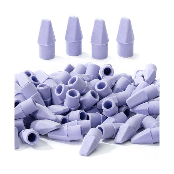 Erasers for Pencils, 120 Pack, Pencil Top Erasers, Eraser Caps, Cap Tops, Topper Erasers. Ereaser