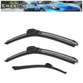 thumbnail image 1 of Erasior 24+19+13V Front & Rear Windshield Wiper Blades Fit For Volkswagen Rabbit 2006-2009, Set of 3, Y25D3U4S, 1 of 8