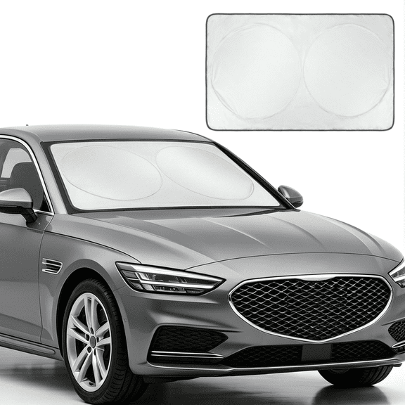 Erasior Auto Sun Shade Fit for Nissan Quest 1993-2019, Ideal for Summer Parking, Outdoor Parking, Beach Trip, 75 x 37 In Car Use, Reliable Quality, P32A5B2W