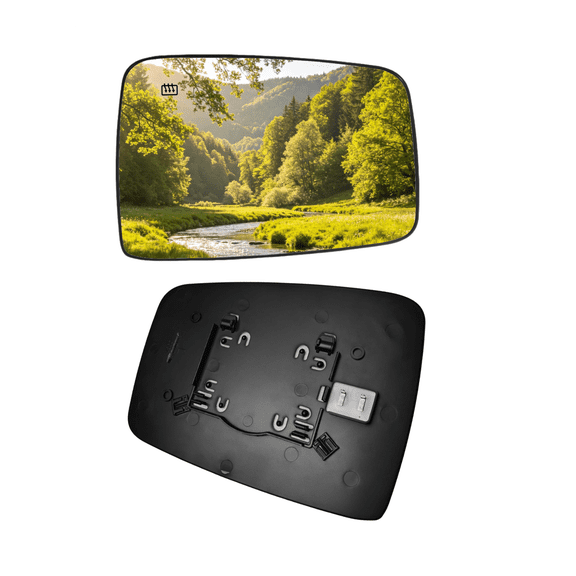 Erasior Left Side Mirror Fit For Ram 2500 2016-2018 Limited Driver Side View Mirror Glass with Backing Plate, P35E8O9W