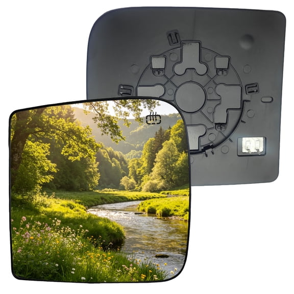 Erasior Right Side Mirror Fit For Dodge Ram 2500 2010 Power Wagon Passenger Side View Mirror Glass with Backing Plate, P33W3G7W