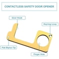 thumbnail image 1 of Erasky 4PCS Contactless Door Opener Stylus Handheld Non-Contact Brass Door Closers Multifunctional Anti-Contact Key chain No-Touch Handheld Keychain Tool, 1 of 5