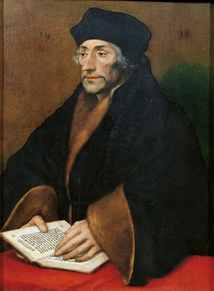 Erasmus Of Rotterdam Canvas Art - (18 x 24)