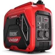 ERAYAK 2400W Portable Inverter Generator, Super Quiet Gas Powered Generator for Camping