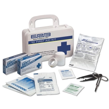 Erb 10 Person Ansi Premium First Aid Kit With Plastic Case