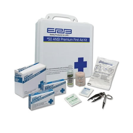 Erb 50 Person Ansi Premium First Aid Kit With Plastic Case