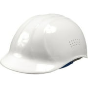 Vented Bump Cap, Front Brim, 4-Point Pinlock Suspension, Fits Hat Size 6 1/2 to 7 3/4, White