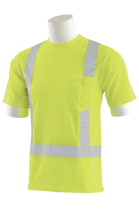 9006Seg Mesh Class 2 Segmented Tape Lime T-Shirt, Xl
