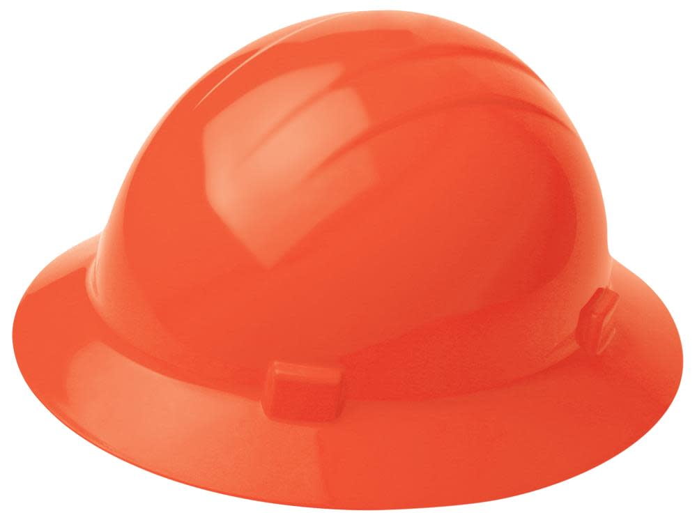 Erb Americana Full Brim Hard Hat Ratchet Suspension - Orange
