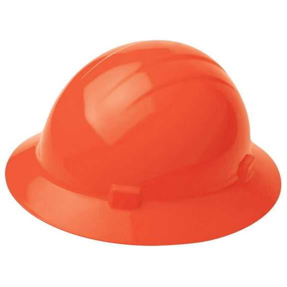 Erb Americana Full Brim Hard Hat Ratchet Suspension - Orange