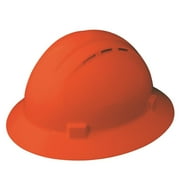 Erb Americana Full Brim Vent Ratchet Suspension Hard Hat - Hi-Viz Orange