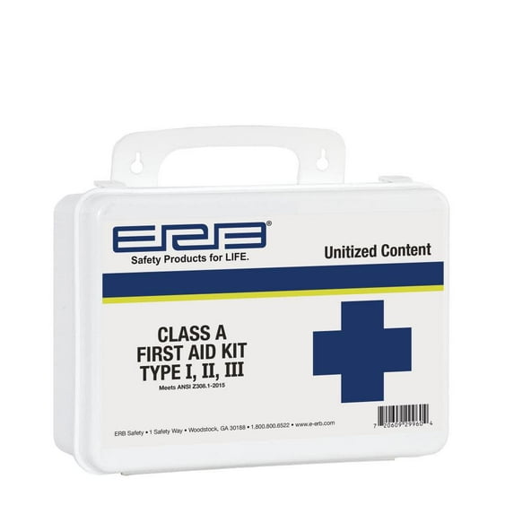 Erb Class A Unitized First Aid Kit Type I Ii And Iii (Plastic)