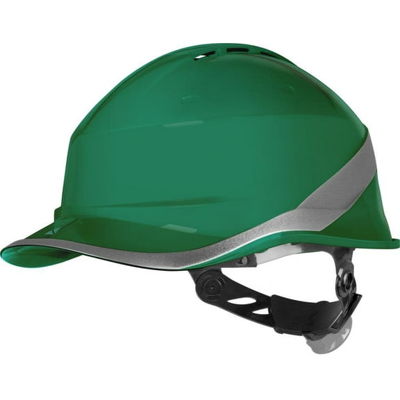 Erb Diamond Vented Abs Safety Helmet Green