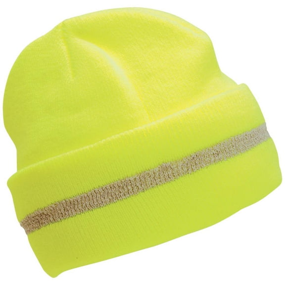 Erb Hi Viz Lime Knit Cap Osfm