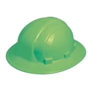 Erb Omega Ii Full Brim Ratchet Suspension Hard Hat - Glow-In-The-Dark