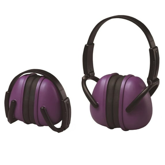 Erb Purple Foldable Ear Muffs