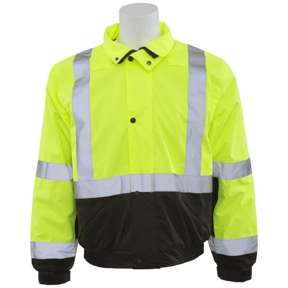 Erb S106 Ansi Class 2 High Visibility Bomber Jacket - Medium
