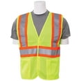 thumbnail image 1 of Erb S382 Class 2 Mesh Hi Vis Lime Safety Vest, 5X, 1 of 1