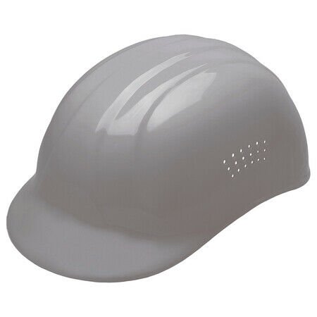 Erb Safety 67 Vented Bump Cap,Gray,Pinlo