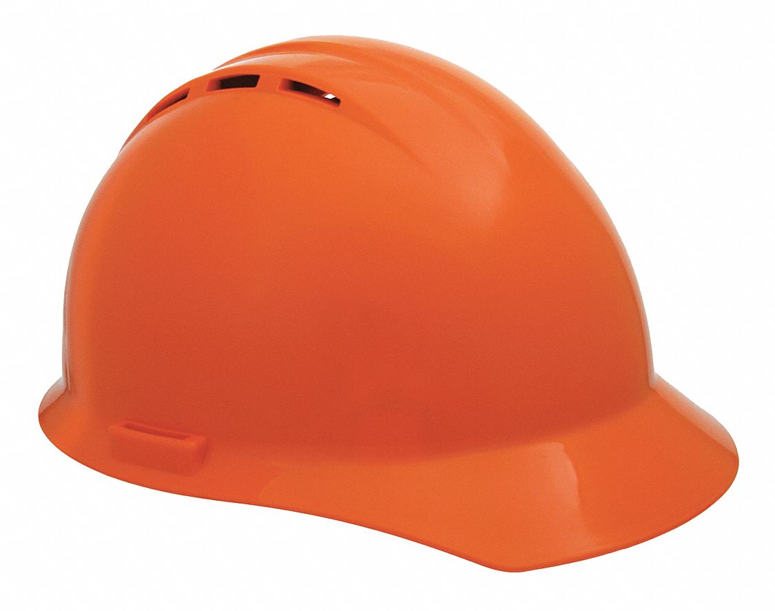Erb Safety Hard Hat,Type 1, Class C,Hi-Vis Orange  19255 - image 1 of 1