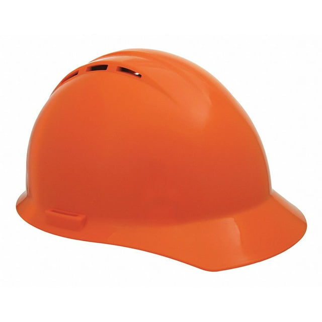 Erb Safety Hard Hat,Type 1, Class C,Hi-Vis Orange  19255